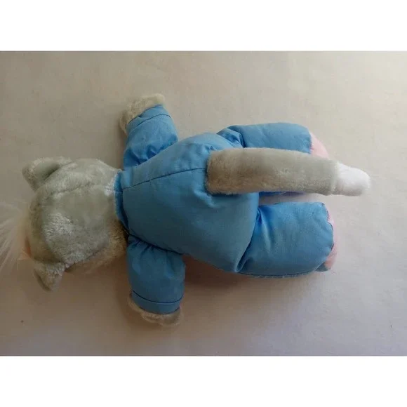 12" VTG 1995 Tyco Magic Bottle Pets 66501 Cat Kitten Stuffed Animal Plush